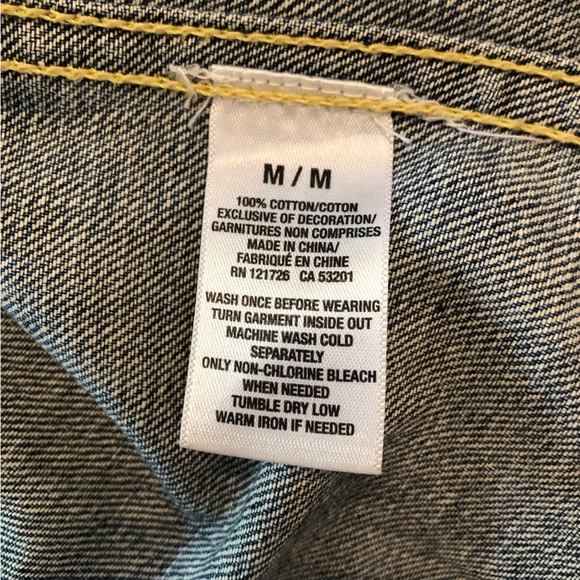⭐️2/$20⭐️ Aeropostale denim jacket size M - Picture 8 of 8